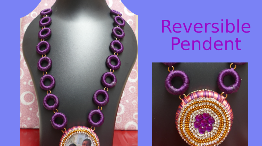 Customised photo pendant and 2 in 1 neck chain