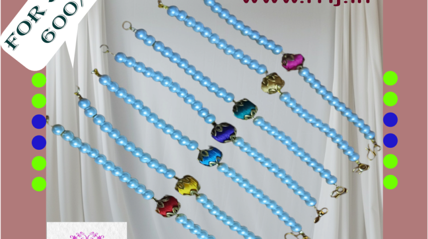 7-Day Jewellery Series -2 (Silk Thread and Pearl Beaded Bracelet)