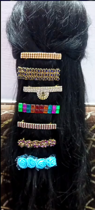 Elegant Centre Clips for Beautiful Hairstyles